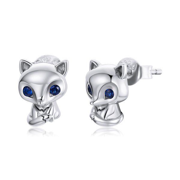 Clous d'Oreilles Style PANDORA Beau renard - SCE1084