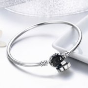 Bracelet Jonc Style PANDORA Eyeil gardien - SCB012