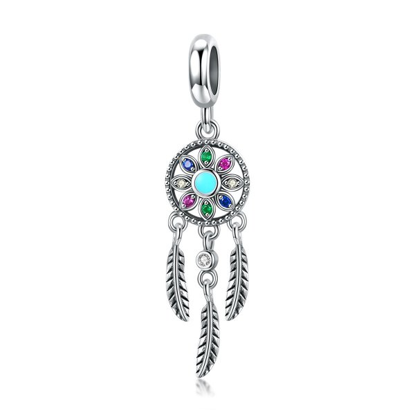 Charm Pendant Style PANDORA Attrapeur de rêves - SCC961