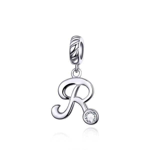 Charm Pendant Style PANDORA Lettre R - SCC1183-R