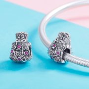 Pendentif de sac de style Pandora Rose - SCC962