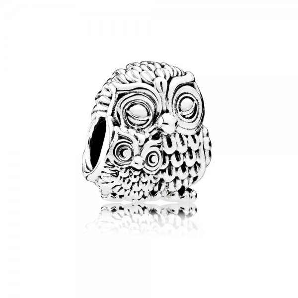 Charm Pandora Conte de Fées 791966 - Charm Adorables Chouettes Femme 