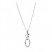 Collier PANDORA Lien de l'Amour en Argent 398078CZ