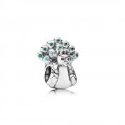 PANDORA - Paon, cz turquoise et verte - 791227MCZ - Charms