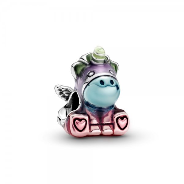Charm PANDORA Bruno La Licorne Arc-En-Ciel Multicolore - 799353C01