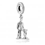 Charm pendant Walt Disney et Mickey Mouse en Argent PANDORA France - 7501057371557P