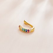 Clip d'oreille arc-en-ciel - SCE1101