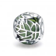 Charm Style PANDORA Les feuilles vertes sont amoureuses - SCC524