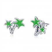 Clous d'Oreilles Style PANDORA Cocotier - SCE428