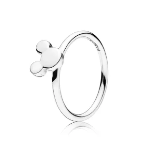 Bague Disney, Silhouette de Mickey en Argent PANDORA France - 197508 (image pour) Bague Disney, Silhouette de Mickey en Argent PANDORA France - 197508