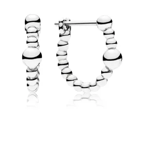 (image pour) Boucles d'oreilles Fil de Perles en Argent PANDORA France - 297532