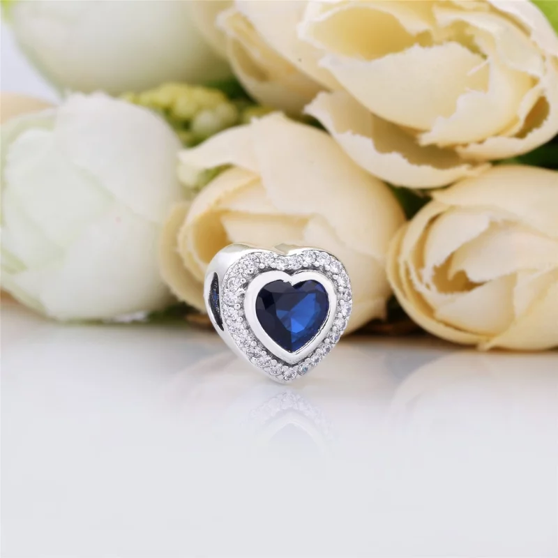 (image pour) Charm Amour Scintillant en Argent PANDORA France - 797608NANB - Afficher 2
