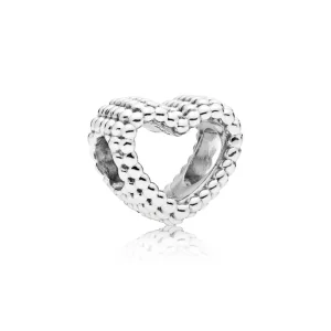 (image pour) Charm Cœur Perlé en Argent PANDORA France - 797516