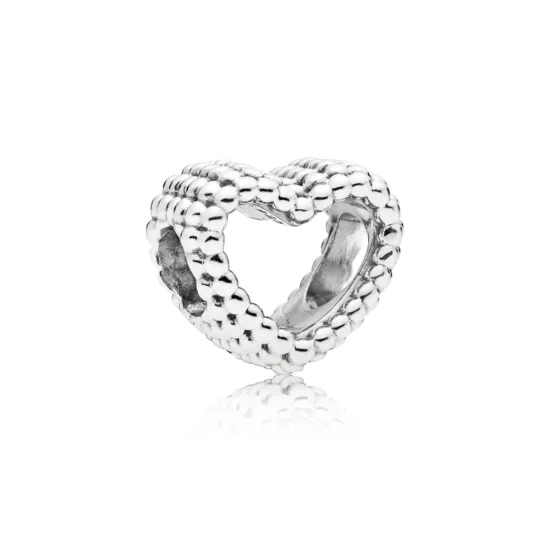 (image pour) Charm Cœur Perlé en Argent PANDORA France - 797516