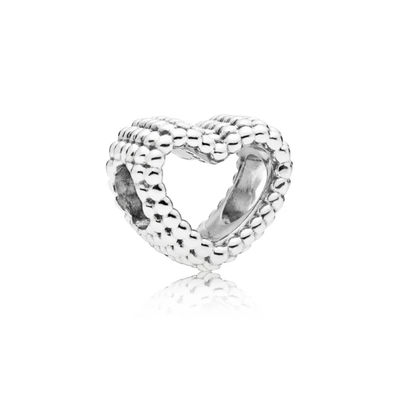 (image pour) Charm Cœur Perlé en Argent PANDORA France - 797516