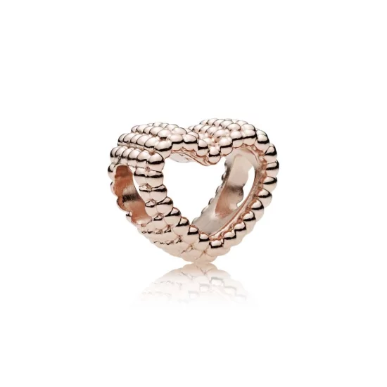 (image pour) Charm Cœur Perlé PANDORA Rose™ - 787516