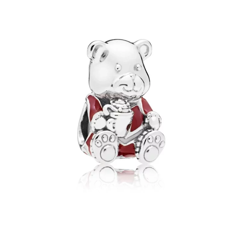(image pour) Charm Ours de Noël en Argent PANDORA France - 797564ENMX