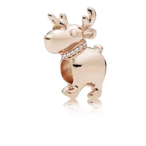 (image pour) Charm Renne Joyeux PANDORA Rose™ - 787514CZ