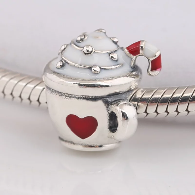 (image pour) Charm Tasse Chocolat Chaud en Argent PANDORA France - 797523ENMX - Afficher 2