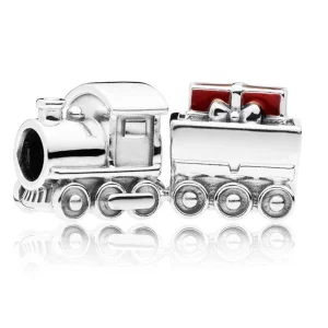 (image pour) Charm Train de Noël 2019 en Argent PANDORA France