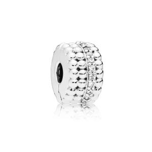 (image pour) Clip Brillance Perlée en Argent PANDORA France - 797520CZ