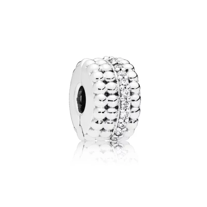 (image pour) Clip Brillance Perlée en Argent PANDORA France - 797520CZ