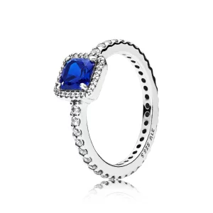 (image pour) Bague Élégance Intemporelle Bleue PANDORA France - 190947NBT