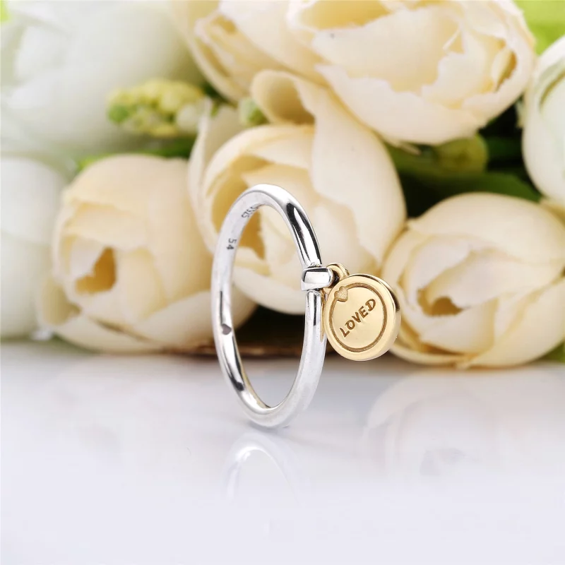 (image pour) Bague Médaillon de lAmour en PANDORA Shine™ - 167823 - Afficher 2