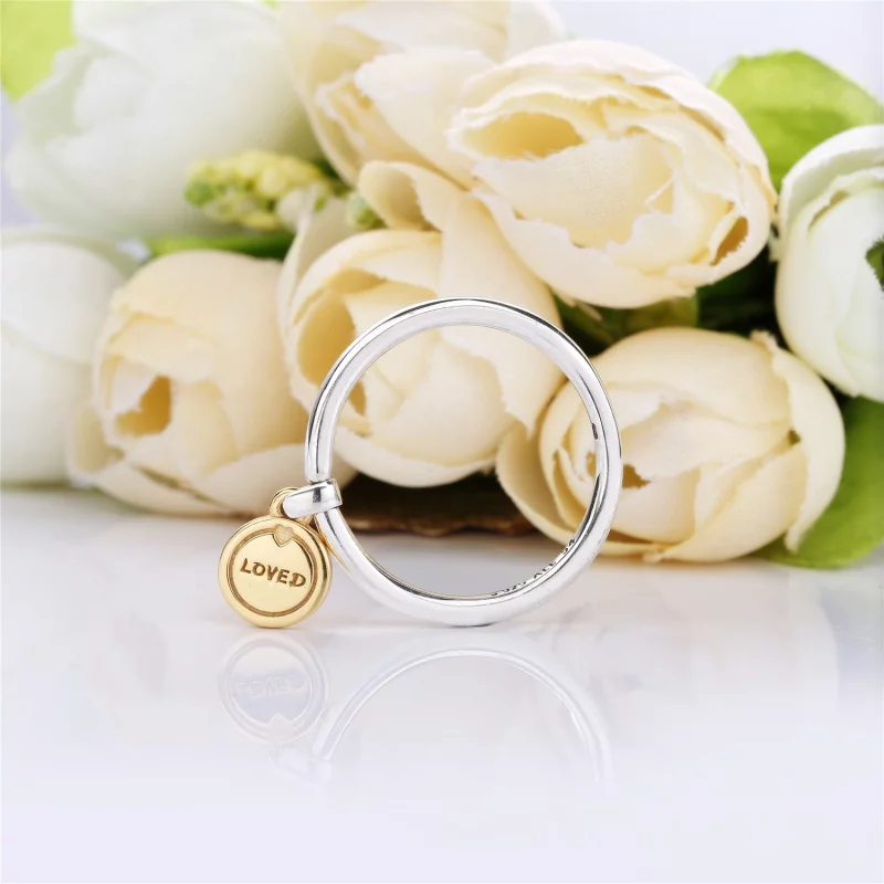 (image pour) Bague Médaillon de lAmour en PANDORA Shine™ - 167823 - Afficher 3