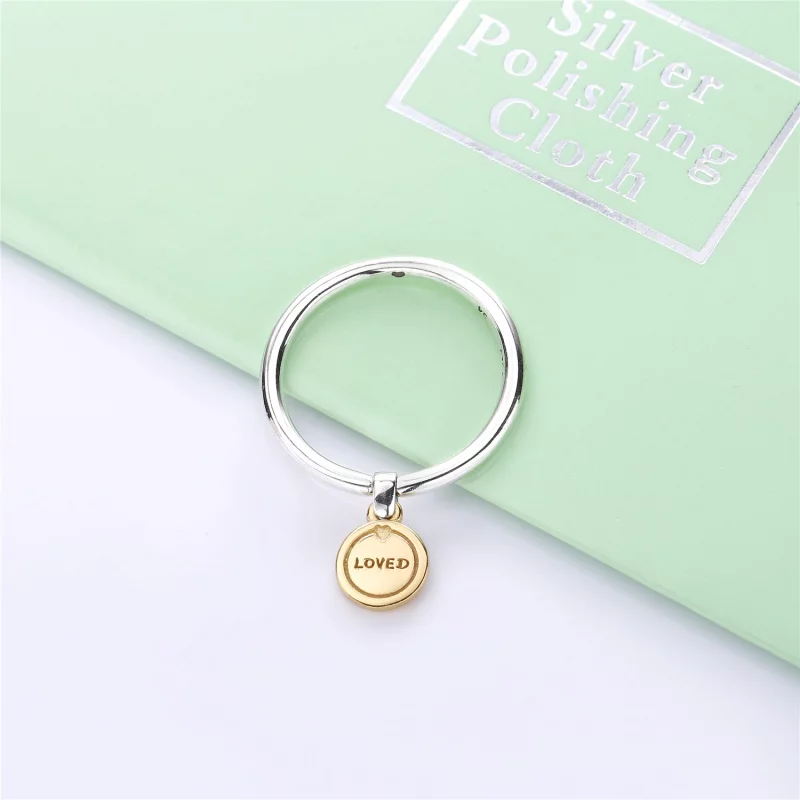 (image pour) Bague Médaillon de lAmour en PANDORA Shine™ - 167823 - Afficher 4