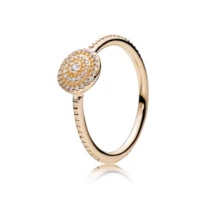 Bague Pandora 150184CZ - Bague Élégance Lumineuse Or Femme (image pour) Bague Pandora 150184CZ - Bague Élégance Lumineuse Or Femme