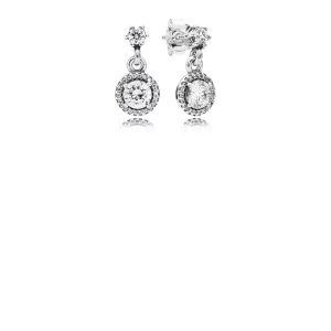 (image pour) Boucles d'oreille Pandora 290594CZ -Boucles d'oreille Élégance Classique 