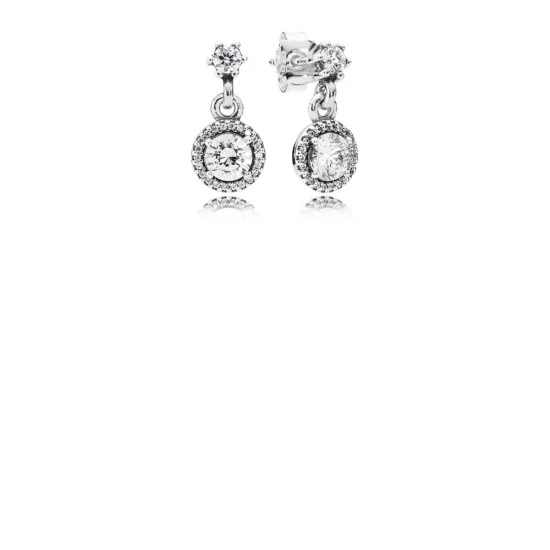 (image pour) Boucles d'oreille Pandora 290594CZ -Boucles d'oreille Élégance Classique 