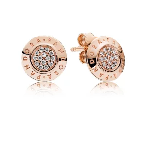 Boucles d'oreilles Signature PANDORA Rose™ Femme - 280559CZ (image pour) Boucles d'oreilles Signature PANDORA Rose™ Femme - 280559CZ