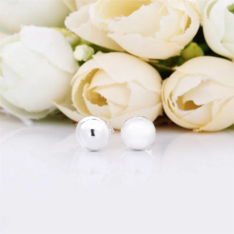 (image pour) Boucles d'oreilles Perles Classiques en Argent, Argent 925/1000ᵉ PANDORA France - Afficher 2