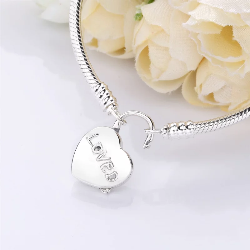 (image pour) Bracelet Moments Cadenas Aimée en Argent PANDORA France - 597806 - Afficher 2