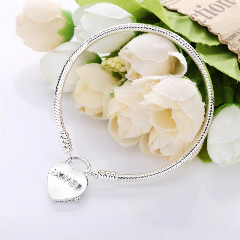 (image pour) Bracelet Moments Cadenas Aimée en Argent PANDORA France - 597806 - Afficher 3