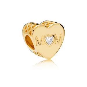 (image pour) Charm Cœur d’une Mère PANDORA France - 761881CZ