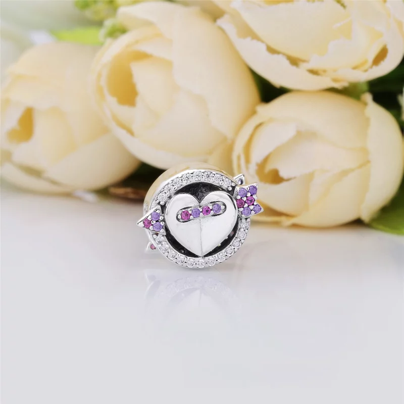 (image pour) Charm Cœur et Flèche Scintillants en Argent PANDORA France - 797827CZMX - Afficher 2