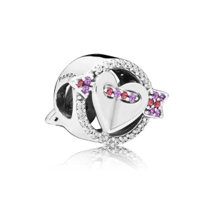 (image pour) Charm Cœur et Flèche Scintillants en Argent PANDORA France - 797827CZMX