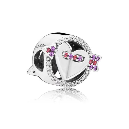 (image pour) Charm Cœur et Flèche Scintillants en Argent PANDORA France - 797827CZMX