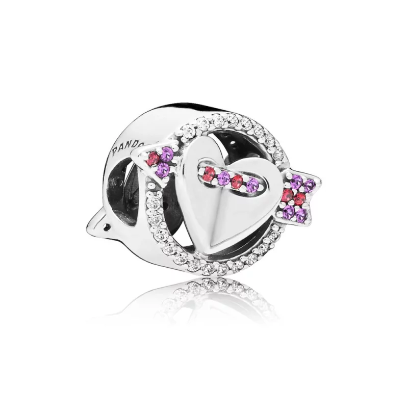 (image pour) Charm Cœur et Flèche Scintillants en Argent PANDORA France - 797827CZMX