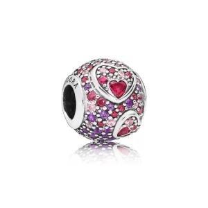 (image pour) Charm Cœurs Stylisés en Argent PANDORA France - 797826CZRMX
