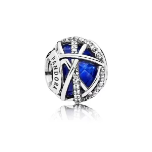 (image pour) Charm Galaxie Bleu Roi PANDORA France - 796361NCB