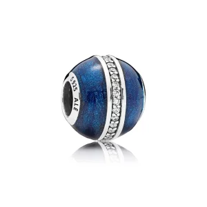 (image pour) Charm Orbite Bleu Nuit PANDORA France - 796377EN63