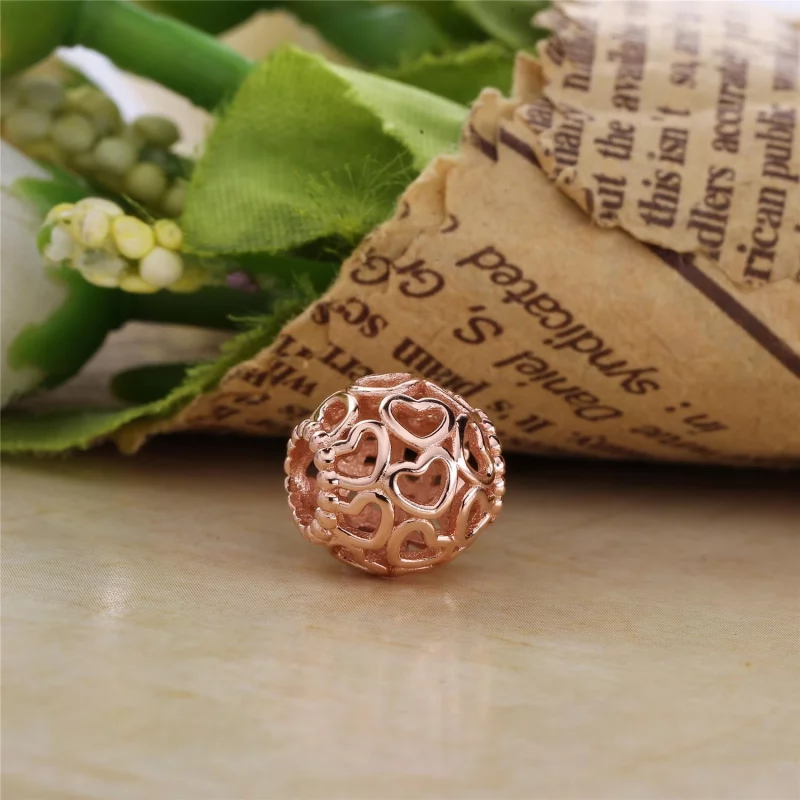 (image pour) Charm Pandora 780964 - Charm Ouvre Ton Coeur Rose Femme - Afficher 2