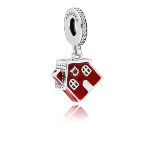 (image pour) Charm pendant Chaleureuse Maison de Noël en Argent PANDORA France - 797517EN27