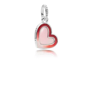 (image pour) Charm pendant Cœur Stylisé en Argent PANDORA France - 797820ENMX