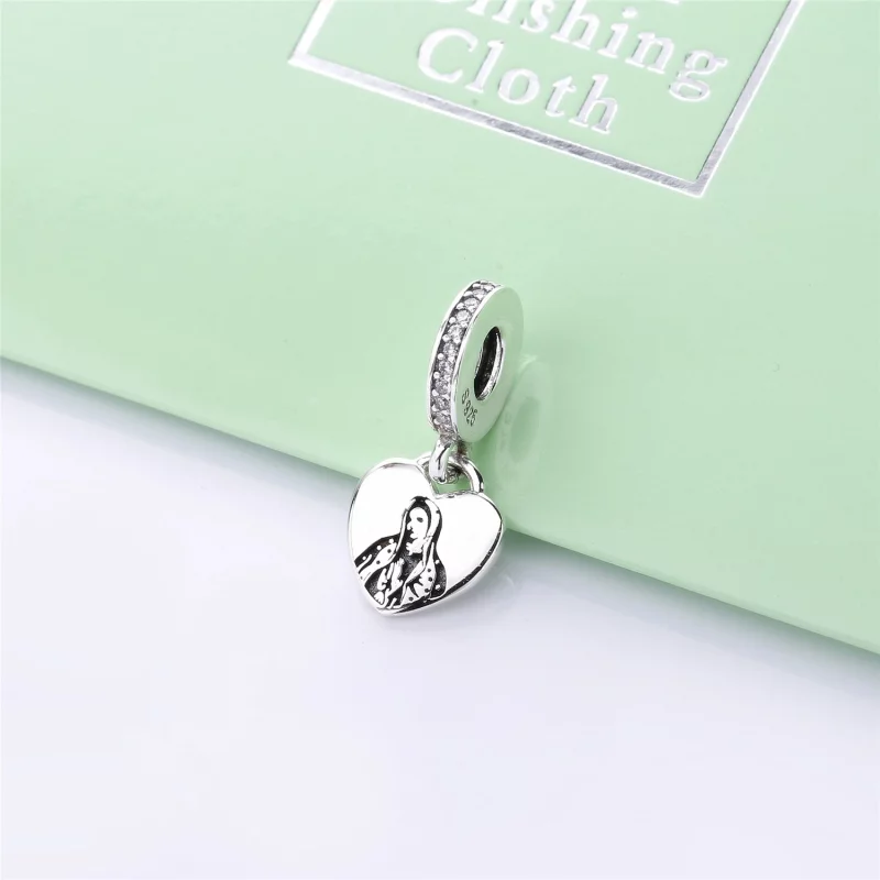 (image pour) Charm pendant fille en Argent PANDORA France - PJ00533-1 - Afficher 2