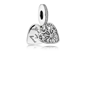 (image pour) Charm Pendentif Cœur de l’Hiver PANDORA France - 796372CZ